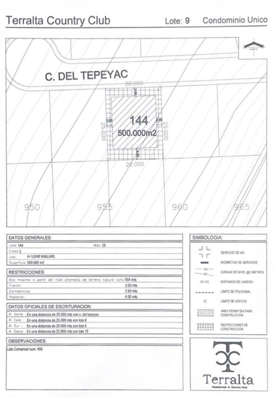 Exclusivo Lote Residencial en Terralta Residencial & Country Club