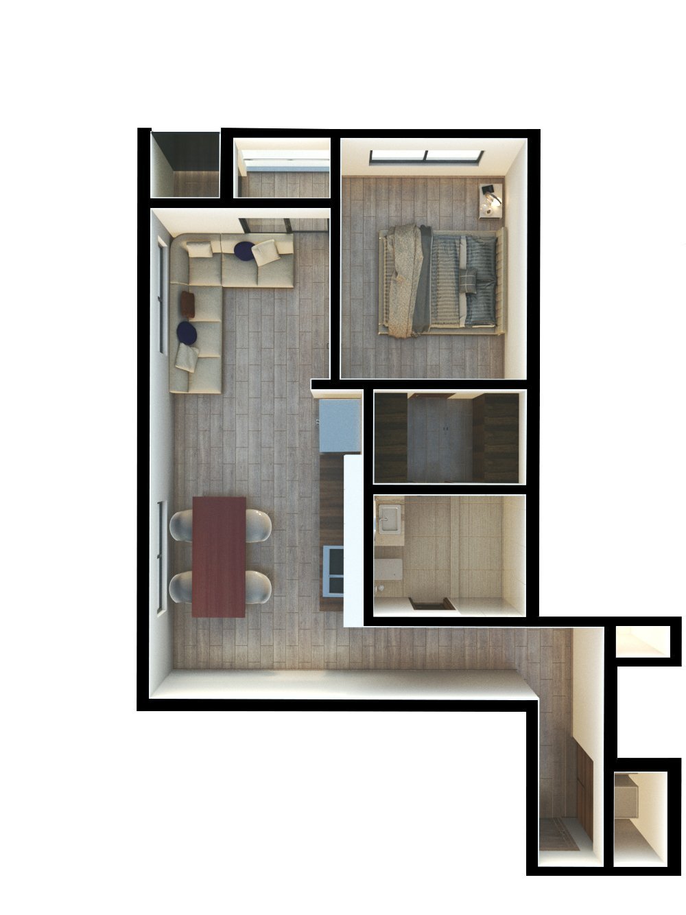 Fotografía de Departamento en Torre Livent de 1 recamara